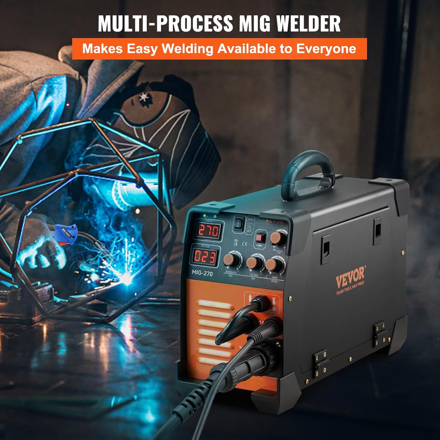 เครื่องเชื่อม VEVOR MIG, เครื่ - Tig Welder Machine บทวิจารณ์และราคา