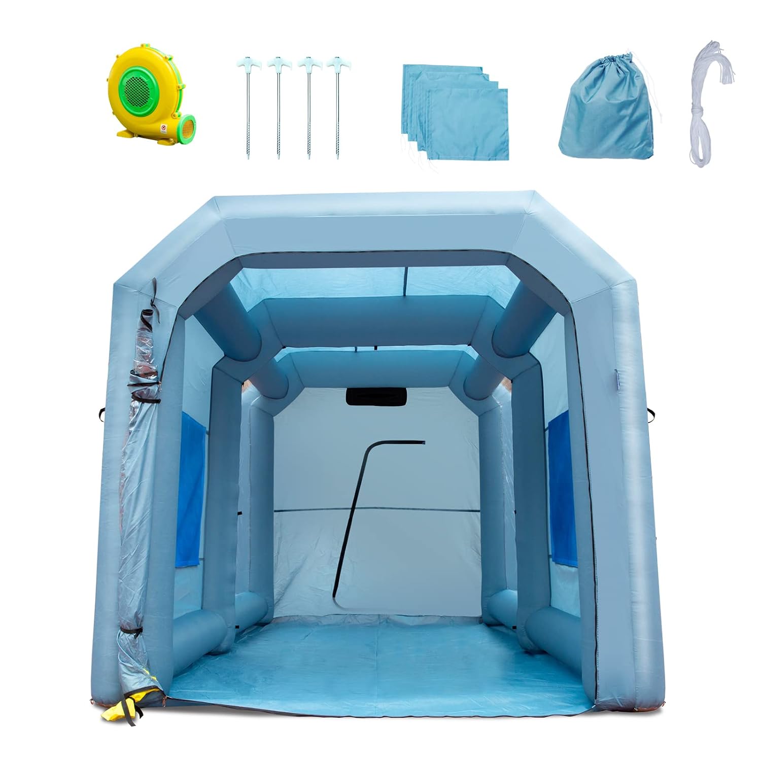 บูธพ่นสีแบบเป่าลม, บูธพ่นสีแบบ - Inflatable Paint Booth บทวิจารณ์และราคา